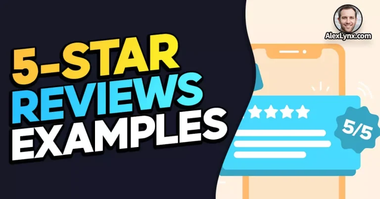 How to Get 5-Star Reviews Examples