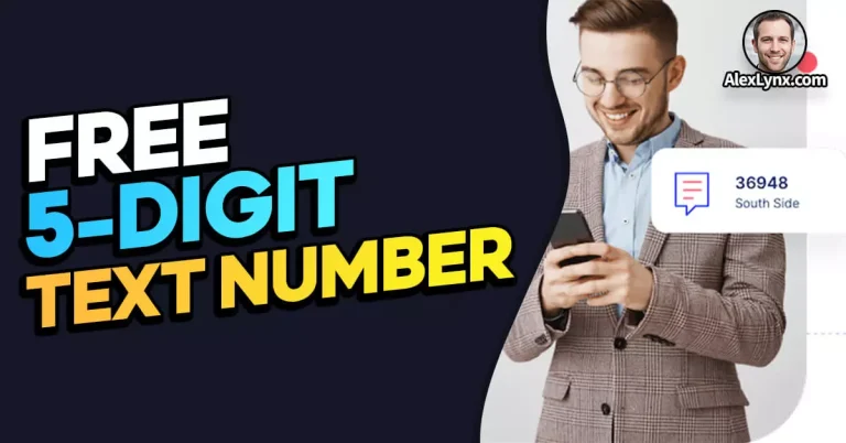 How to Get a 5-Digit Text Number for Free