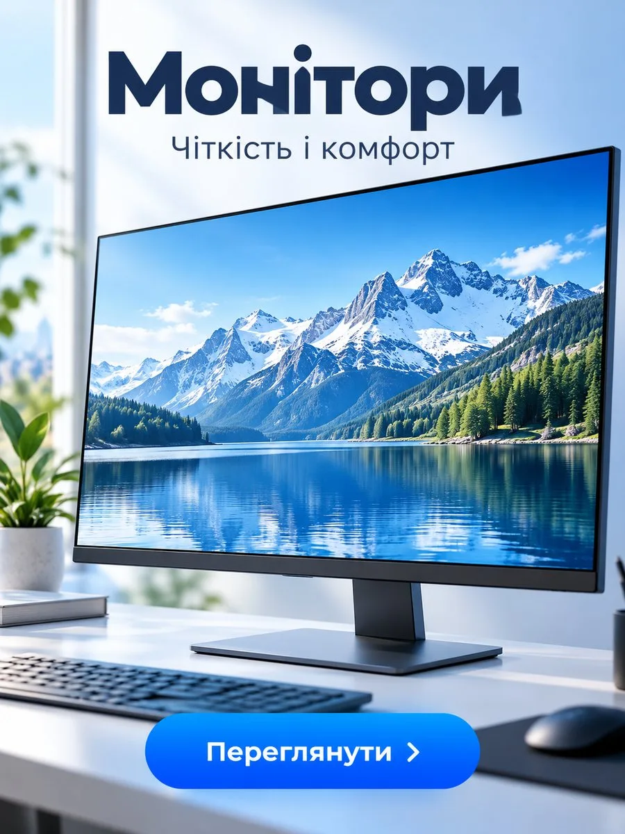Монітори — чіткість і комфорт