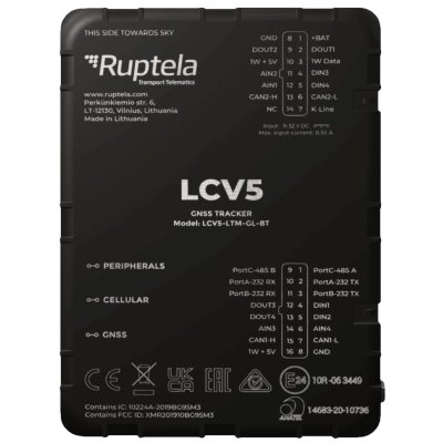 GPS-трекер для авто Ruptela Advanced CAN Tracker LCV5 (LCV5)