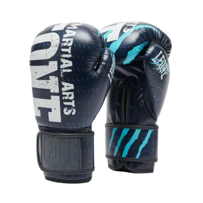 Боксерські рукавички Leone GN004 Primal Instinct Blue 12 oz (GN004_Blue_12oz)