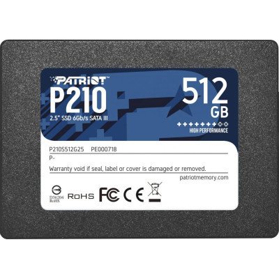 Накопичувач SSD 2.5″ 512GB Patriot (P210S512G25)