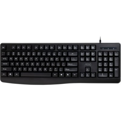 Клавіатура AOC KB120B USB UA Black (KB120B/97)
