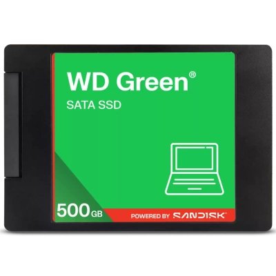 Накопичувач SSD 2.5″ 500GB GREEN WD (WDS500G5G0A-00CPT0)