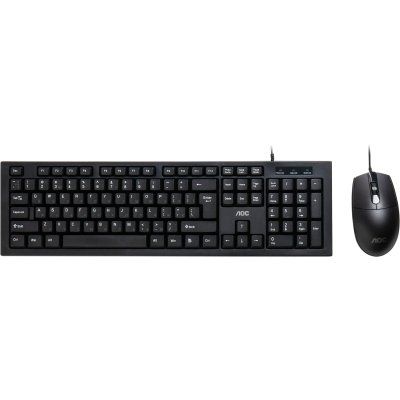 Комплект AOC KM160B USB UA Black (KM160B/97)