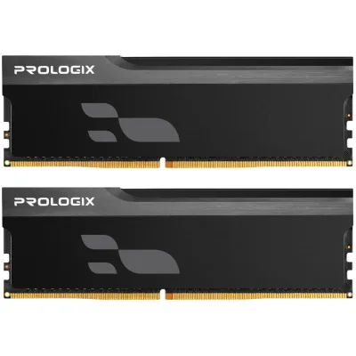 Модуль пам’яті для комп’ютера DDR4 16GB (2x8GB) 3200 MHz Onyx Black Prologix (PRO16GB3200YB4K)