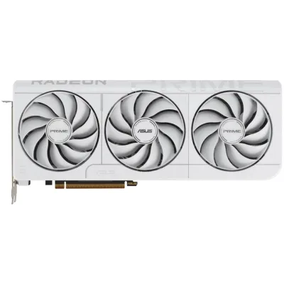 Відеокарта ASUS Radeon RX 9070 XT 16Gb PRIME OC WHITE (PRIME-RX9070XT-O16G-WHITE)