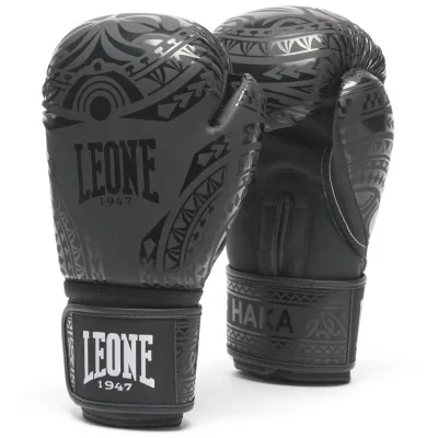 Боксерські рукавички Leone GN329 Haka Black 10 oz (GN329_Black_10oz)