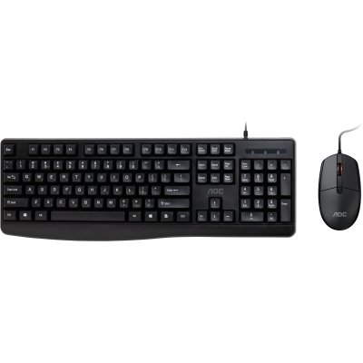 Комплект AOC KM170B USB UA Black (KM170B/97)