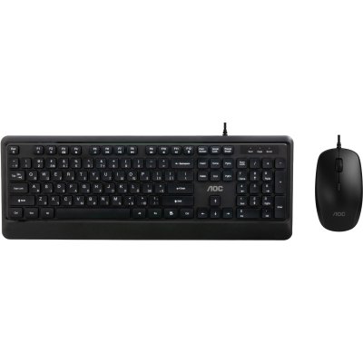 Комплект AOC KM220B USB UA Black (KM220B/97)