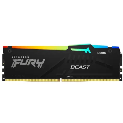 Модуль пам’яті для комп’ютера DDR5 64GB 5600 MHz Beast RGB EXPO Black Kingston Fury (ex.HyperX) (KF556C36BBEA-64)