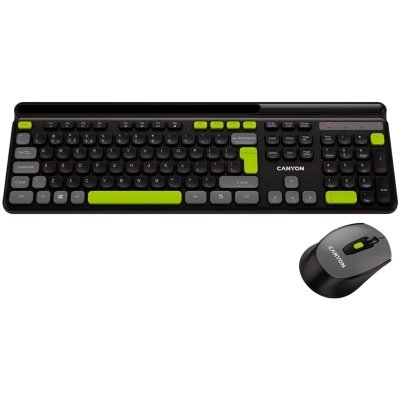 Комплект Canyon HSET-W5 Wireless UA Black (CNS-HSETW5BK)