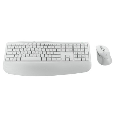 Комплект Logitech Signature Comfort Plus MK880 Wireless/USB-C for Business UA Off-White (920-014033)