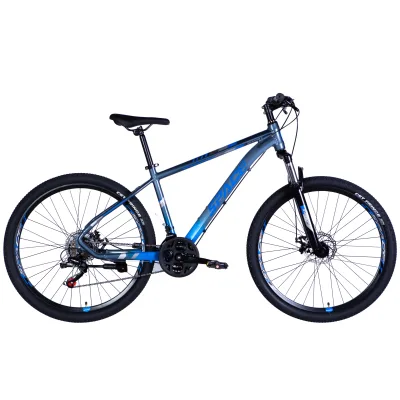Велосипед Space 27.5″ MERCURY DD FR рама-17″ AL 2026 сіро-синій (OPS-SP-27.5-078)