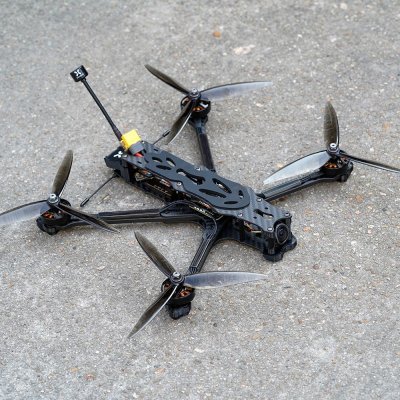 Квадрокоптер Foxeer RTF_Aura7″ Black Analog TBS Crossfire (No GPS, no Gopro Mount) (FR1180AS)